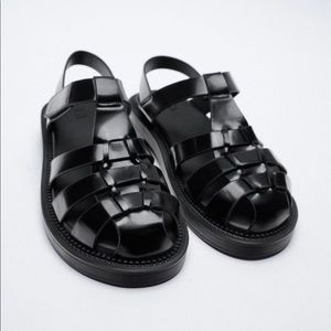 Zara fisherman sandals, size 37. Worn once.